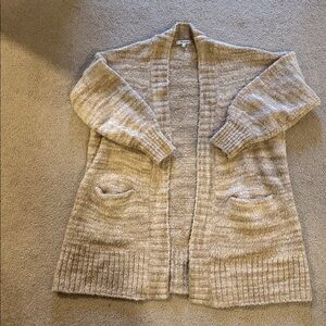 Madewell Textured Beige Cardigan